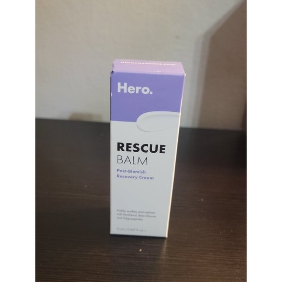 Hero Cosmetics Rescue Balm, Post Blemish Recovery Cream, 0.507 fl oz Exp 11/2023 - Picture 1 of 2